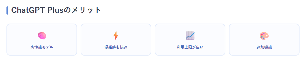 メリット4点